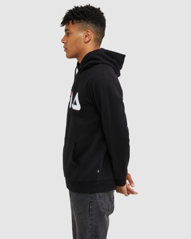 černá klasická unisex kapuce fila 0668L2466 Černá FILA
