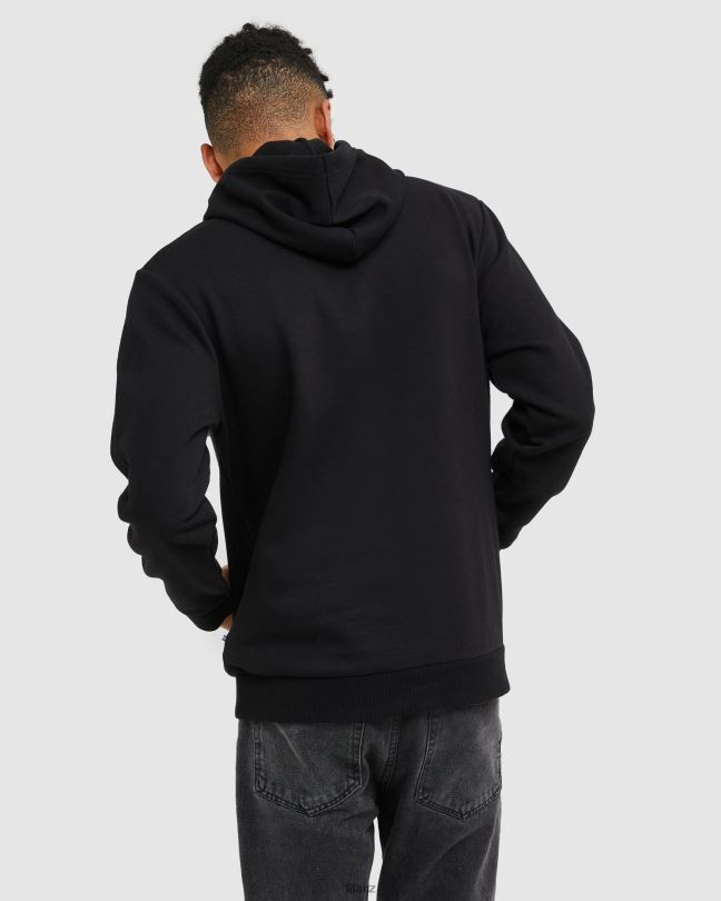 černá klasická unisex kapuce fila 0668L2466 Černá FILA