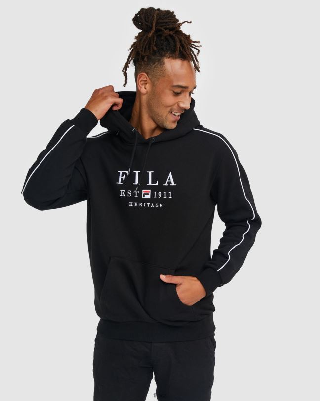 Černá unisex historická kapuce fila 0668L2446 Černá FILA