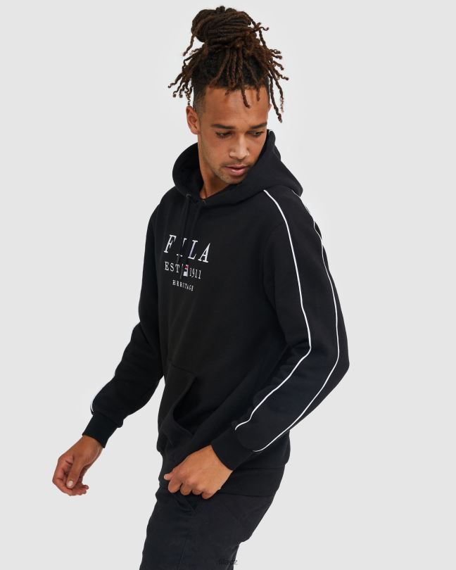 Černá unisex historická kapuce fila 0668L2446 Černá FILA