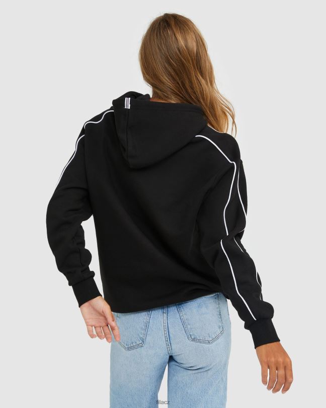 Černá unisex historická kapuce fila 0668L2446 Černá FILA
