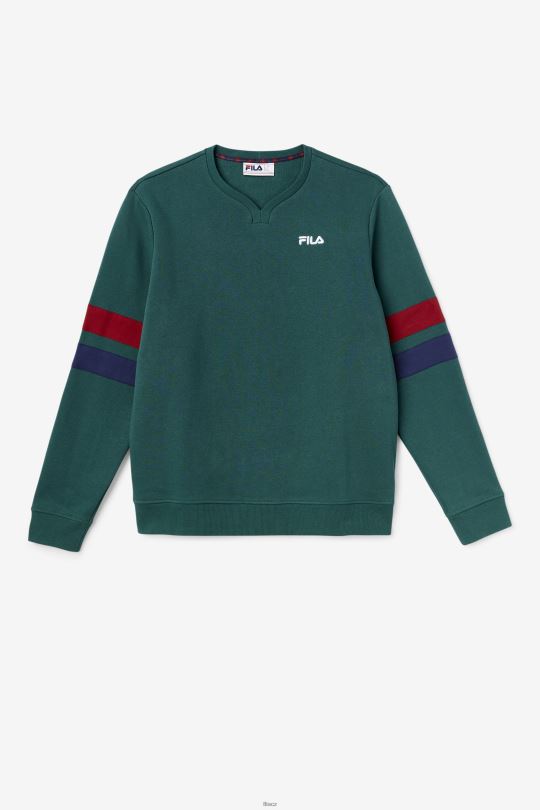 faneel crew červnová chyba/rebarbora/peacoat fila 0668L515 červnová chyba/rebarbora/páv FILA