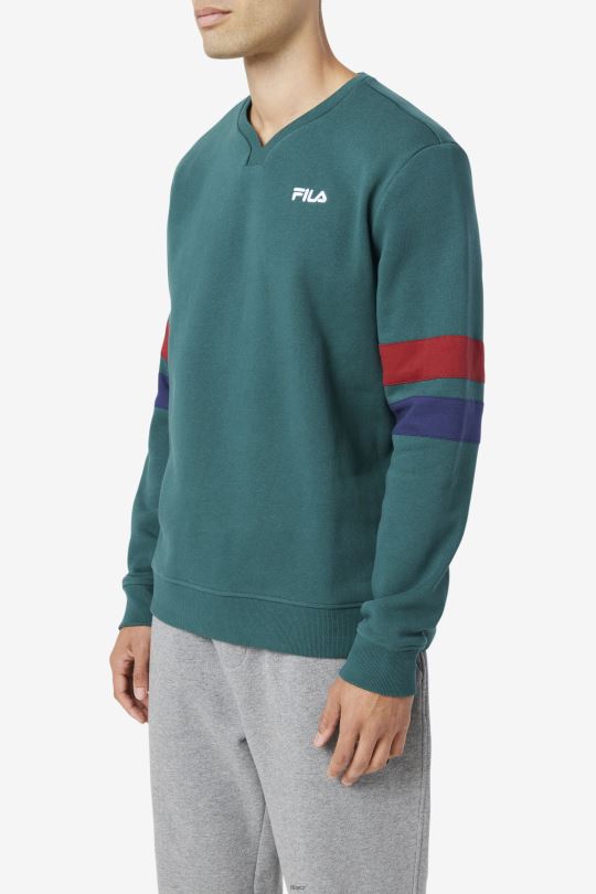 faneel crew červnová chyba/rebarbora/peacoat fila 0668L515 červnová chyba/rebarbora/páv FILA