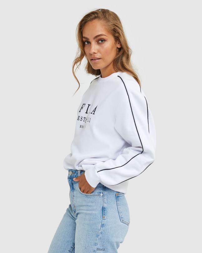 fila bílá unisex dědictví crew 0668L2590 bílý FILA