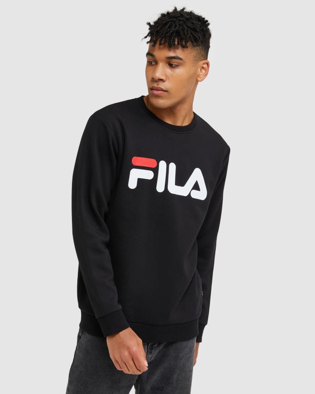 fila black classic unisex crew 0668L2488 Černá FILA