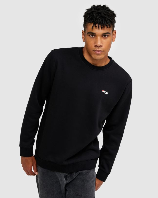 fila black classic unisex crew 2 0668L2470 Černá FILA