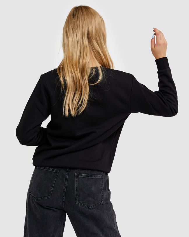 fila black classic unisex crew 2 0668L2470 Černá FILA