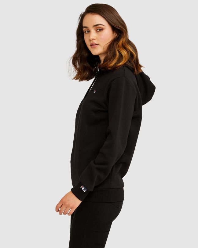 fila černá unisex odznak 2.0 kapuce 0668L2632 Černá FILA
