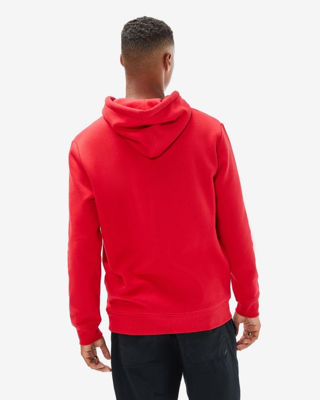 fila červená pánská mikina brando s kapucí 0668L2602 Červené FILA