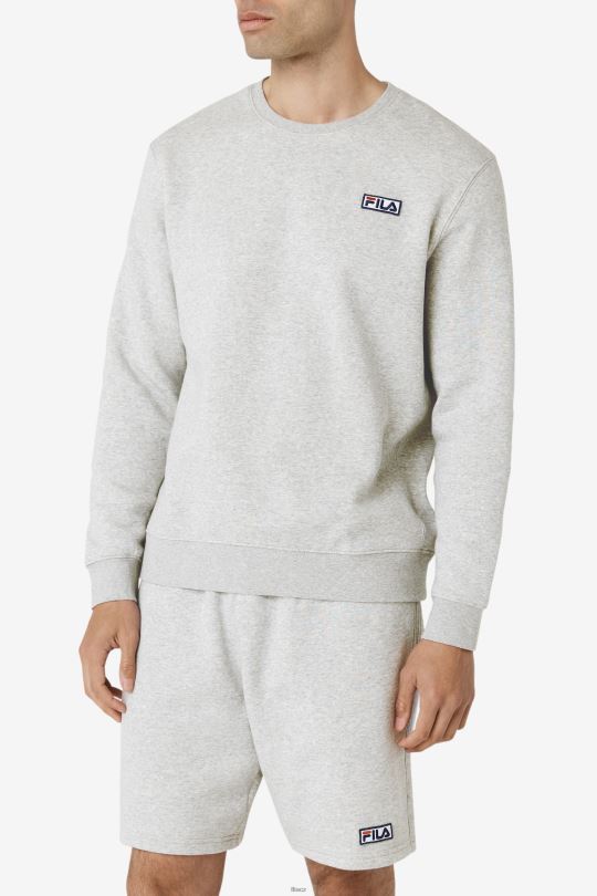 fila garran crew vřes šedý/bílý 0668L529 šedý vřes/bílý FILA