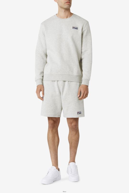 fila garran crew vřes šedý/bílý 0668L529 šedý vřes/bílý FILA