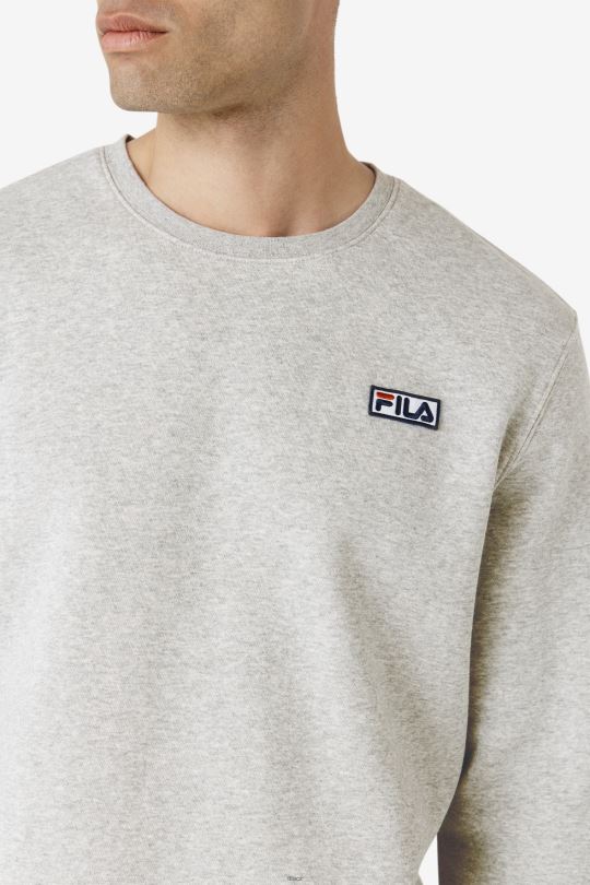 fila garran crew vřes šedý/bílý 0668L529 šedý vřes/bílý FILA