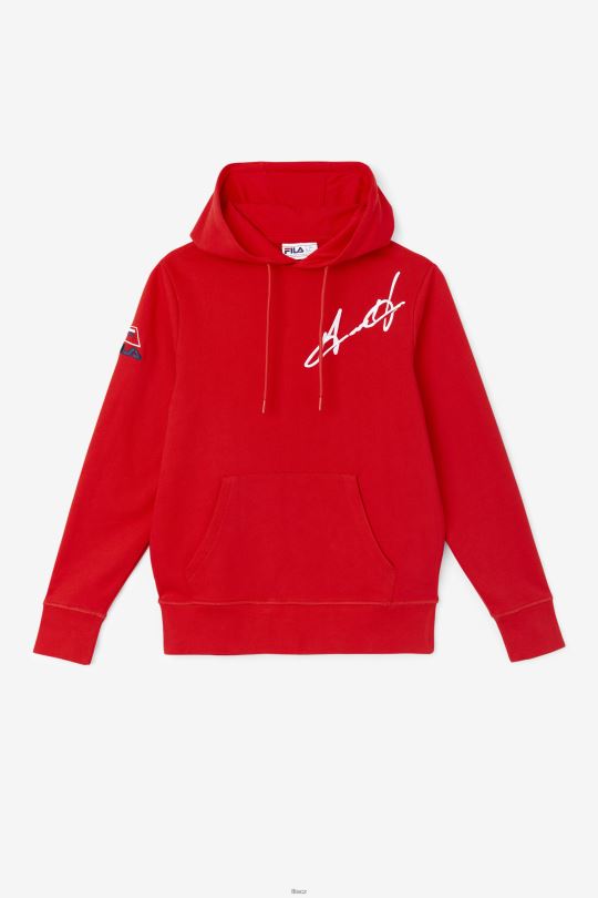 fila grant hill lazarus mikina s kapucí červená 0668L475 Červené FILA