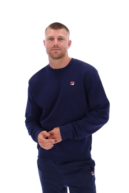 fila luka essential crew s žebrovanými bočními panely 0668L3277FILA