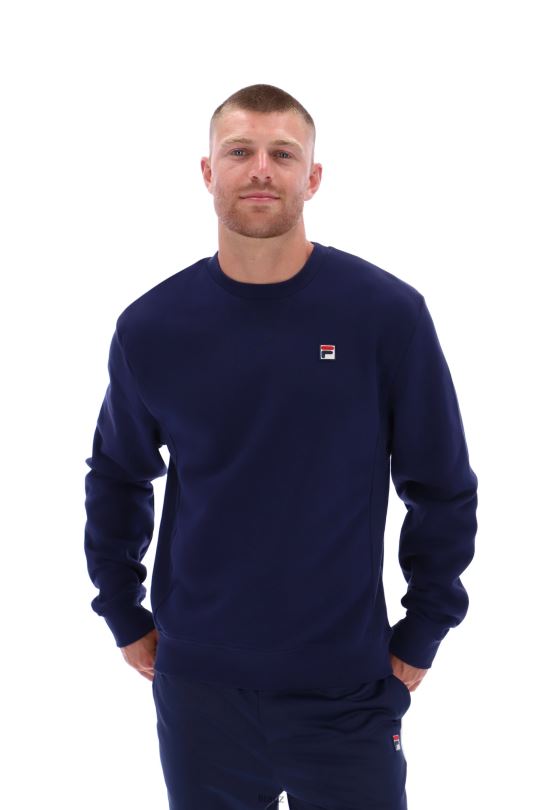 fila luka essential crew s žebrovanými bočními panely 0668L3277FILA