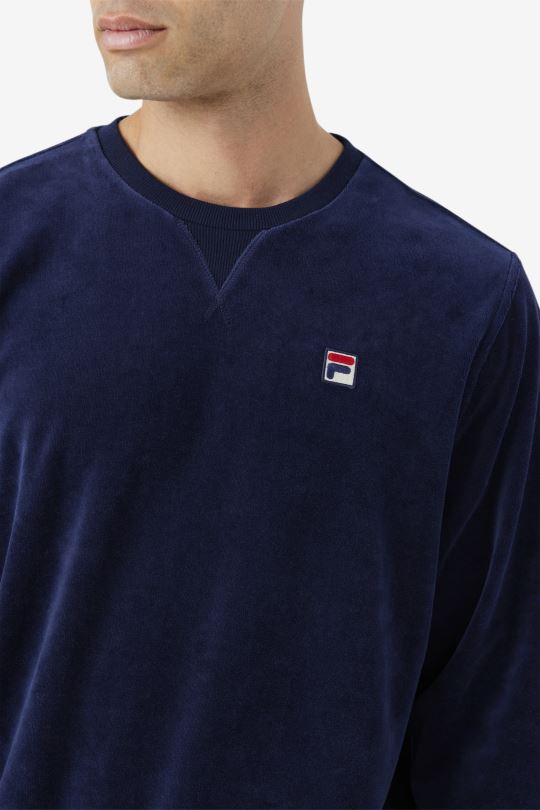 fila námořnictvo hraběcí velurová posádka 0668L478 námořnictvo FILA