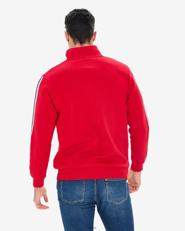 fila pánské aemero qtr zip červený 0668L2623 Červené FILA