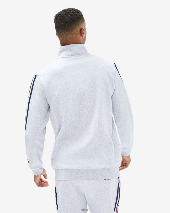 fila pánské aemero qtr zip světle šedá marle 0668L2617 světle šedá marle FILA