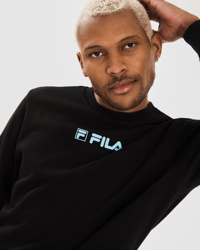 fila pánské daldy crew černé 0668L2317 Černá FILA