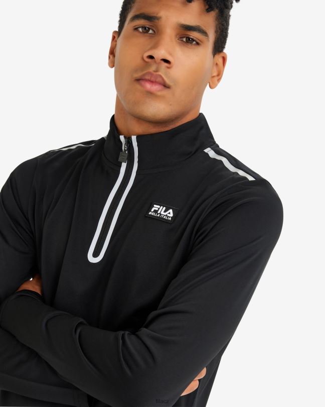 fila pánské luca qtr zip černý 0668L2599 Černá FILA