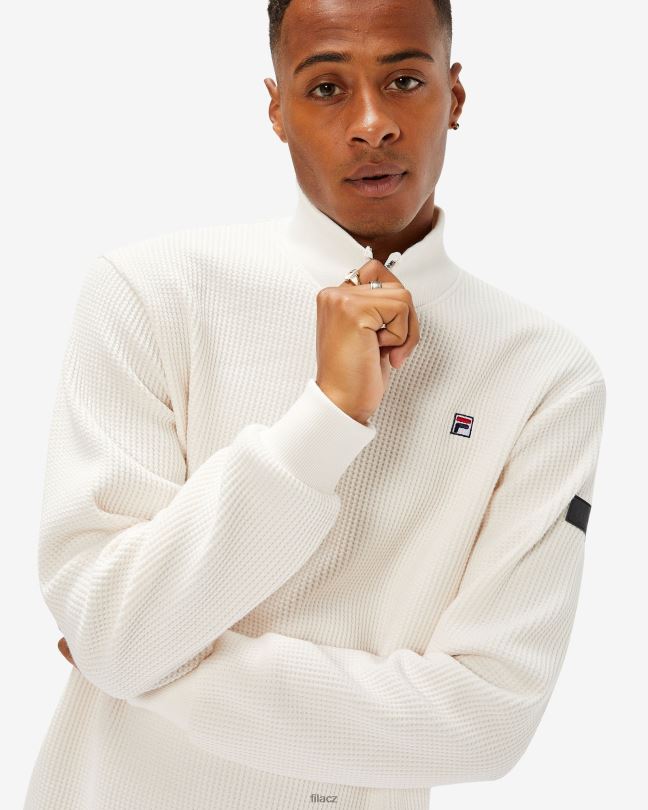 fila pánský odznak 2,0 qtr zip kokosový krém 0668L2629 kokosový krém FILA