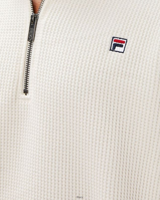 fila pánský odznak 2,0 qtr zip kokosový krém 0668L2629 kokosový krém FILA