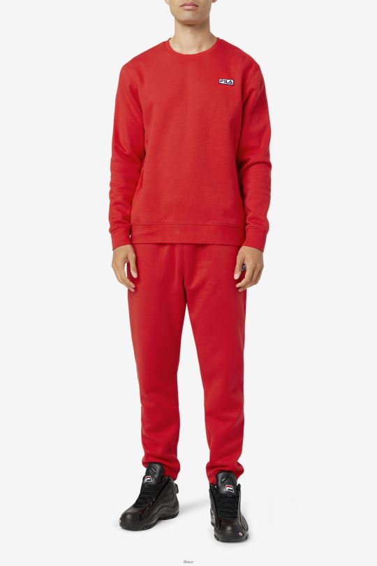fila red garran crew 0668L526 Červené FILA