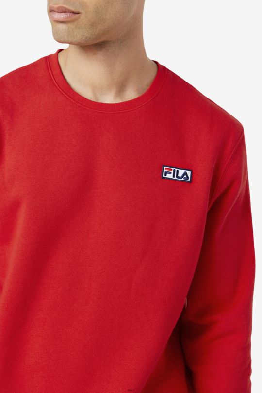 fila red garran crew 0668L526 Červené FILA