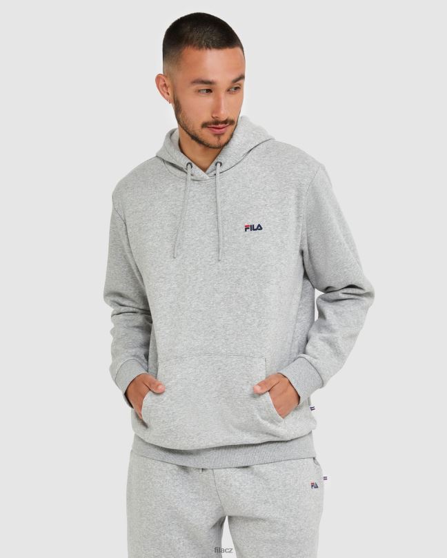 fila stříbrná marle klasická unisex kapuce 2 0668L2494 stříbrný marle FILA