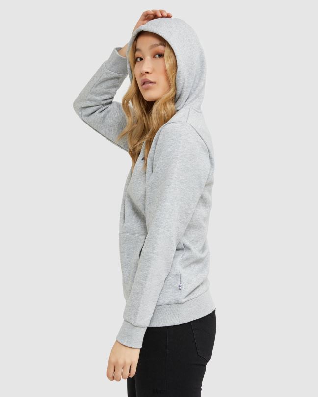 fila stříbrná marle klasická unisex kapuce 2 0668L2494 stříbrný marle FILA