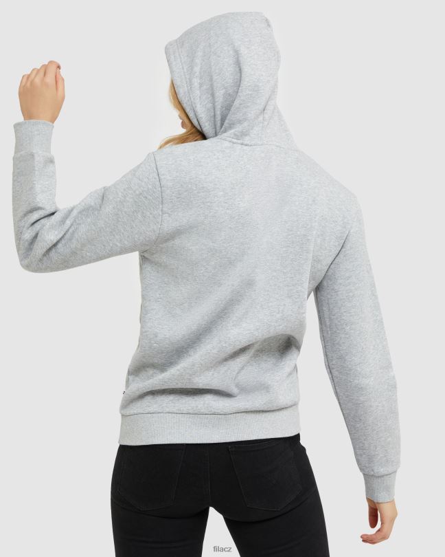fila stříbrná marle klasická unisex kapuce 2 0668L2494 stříbrný marle FILA
