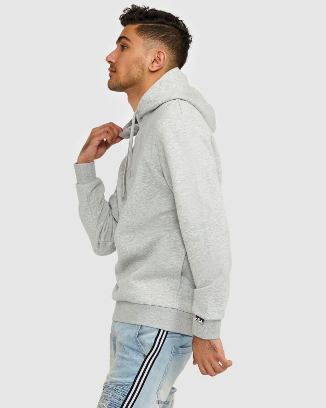 fila stříbrná marle unisex odznak 2.0 kapuce 0668L2626 stříbrný marle FILA