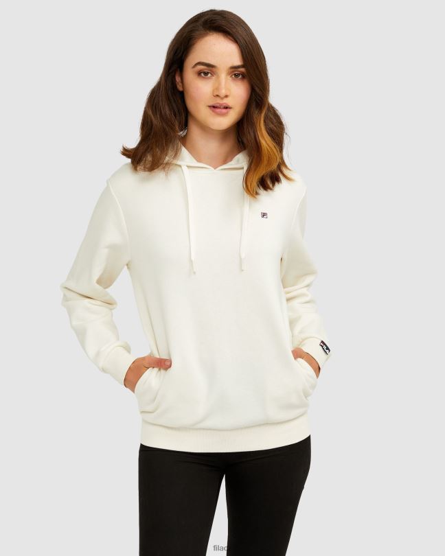 fila white assylum unisex odznak 2.0 kapuce 0668L2638 bílý azyl FILA