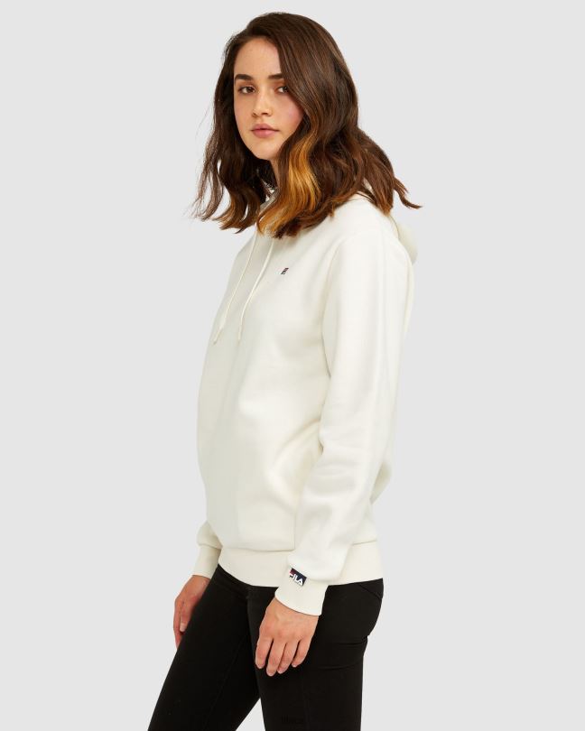 fila white assylum unisex odznak 2.0 kapuce 0668L2638 bílý azyl FILA