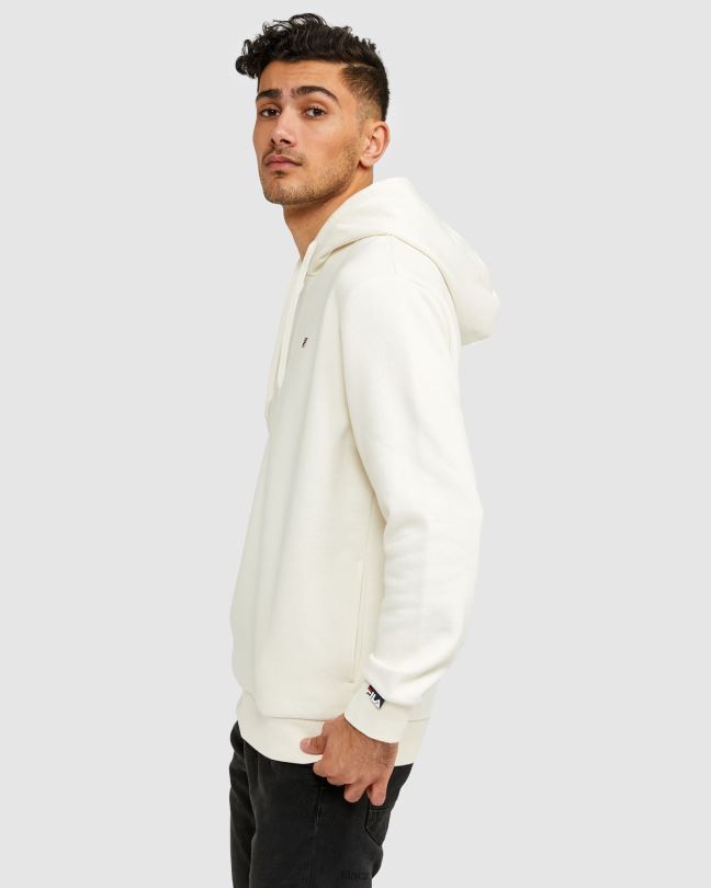 fila white assylum unisex odznak 2.0 kapuce 0668L2638 bílý azyl FILA