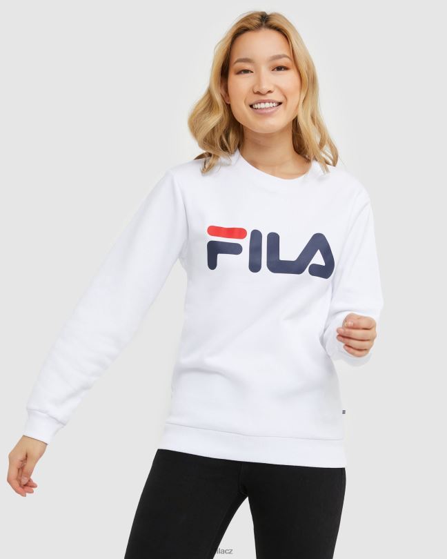 fila white classic unisex crew 0668L2500 bílý FILA