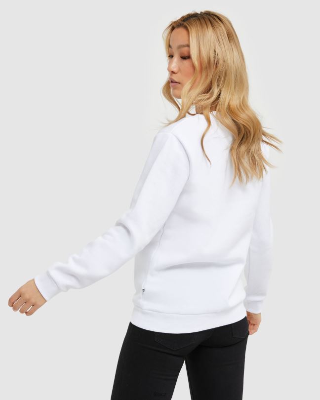fila white classic unisex crew 0668L2500 bílý FILA