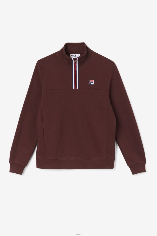 hnědý kámen weston poloviční zip fila 0668L486 hnědý kámen FILA
