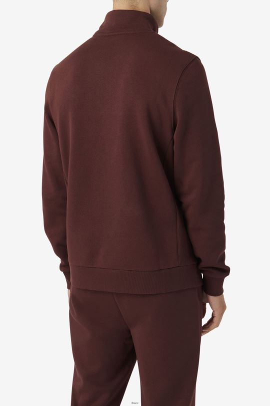 hnědý kámen weston poloviční zip fila 0668L486 hnědý kámen FILA