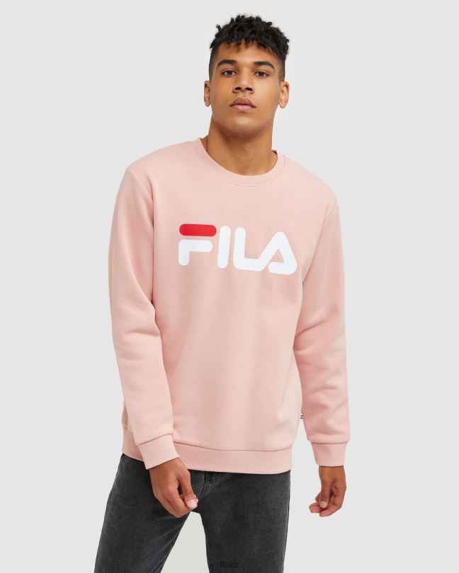 klasická unisex crew mellow rose fila 0668L2477 jemná růže FILA