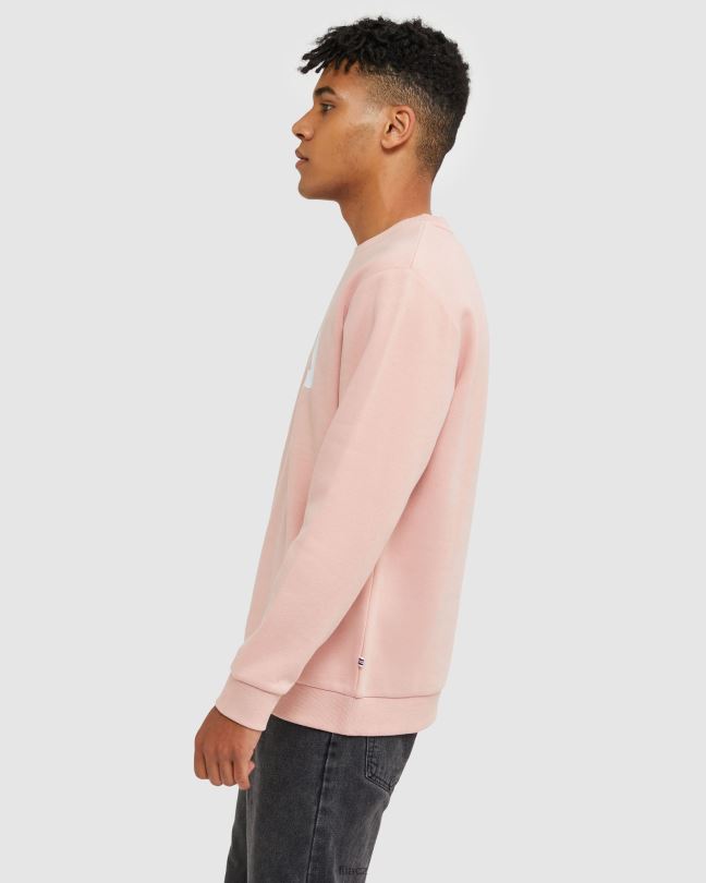 klasická unisex crew mellow rose fila 0668L2477 jemná růže FILA