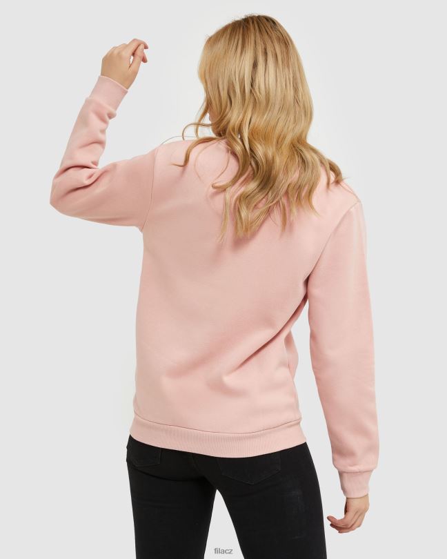 klasická unisex crew mellow rose fila 0668L2477 jemná růže FILA