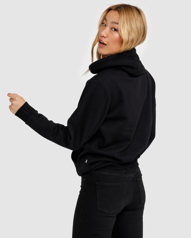 klasická unisex kapuce 2 černá fila 0668L2459 Černá FILA