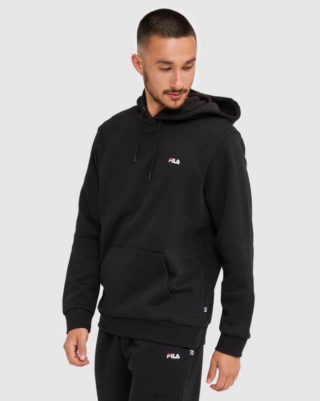 klasická unisex kapuce 2 černá fila 0668L2459 Černá FILA