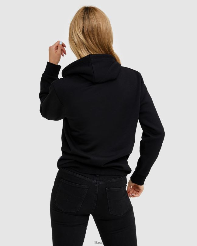 klasická unisex kapuce 2 černá fila 0668L2459 Černá FILA