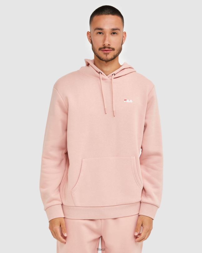 klasická unisex kapuce 2 fila mellow rose 0668L2462 jemná růže FILA