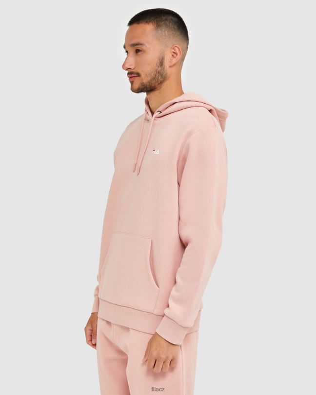 klasická unisex kapuce 2 fila mellow rose 0668L2462 jemná růže FILA