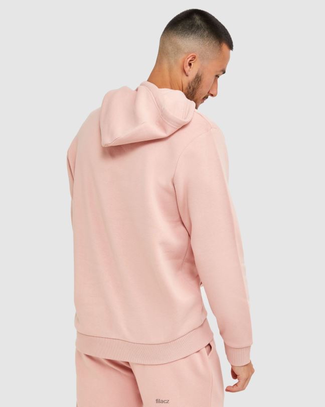 klasická unisex kapuce 2 fila mellow rose 0668L2462 jemná růže FILA