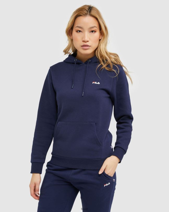 klasická unisex kapuce 2 new navy fila 0668L2471 nové námořnictvo FILA