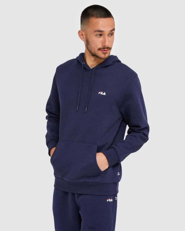 klasická unisex kapuce 2 new navy fila 0668L2471 nové námořnictvo FILA